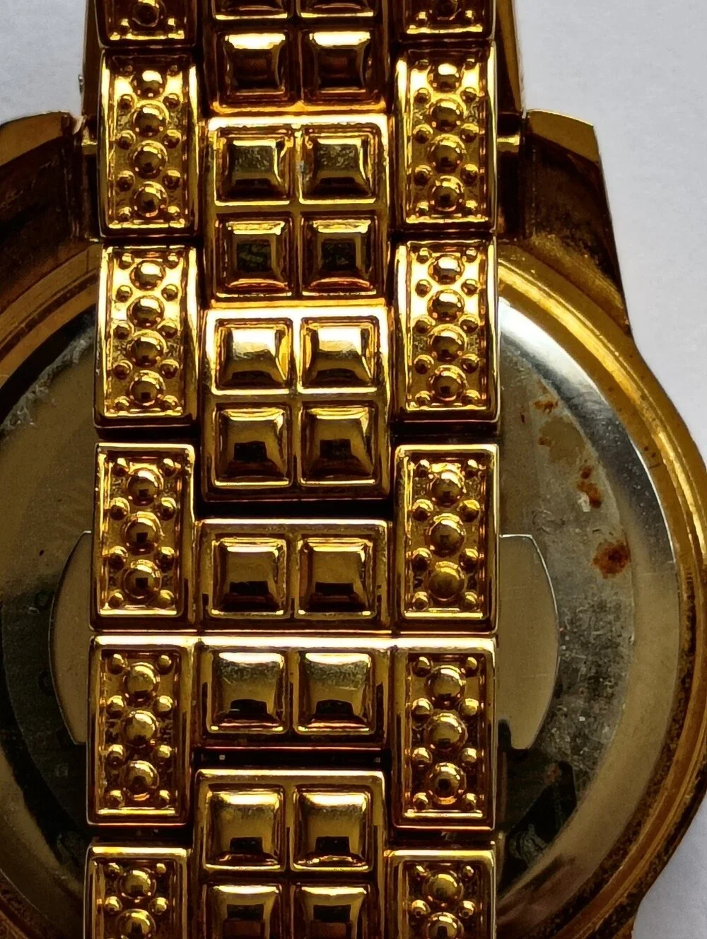 Gold Crystal-Embellished Women’s Watch